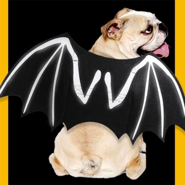 

cat costumes cute luminous bat wings for pet dog halloween christmas cosplay clothing funny xmas dress up accessories