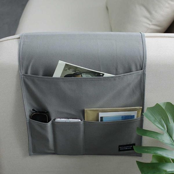

storage bags space saving couch large bedside caddy bag tv remote sofa armrest sundries organizer multifunctional solid magazines