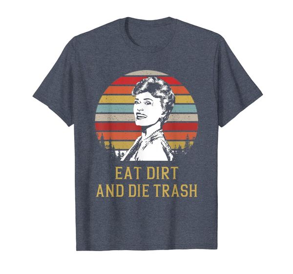 

vintage love eat dirt and die trash t shirt, White;black