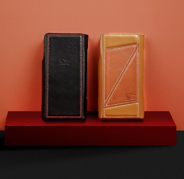 

& mp4 players shanling m6 leather case mp3 player mini dap music black brown