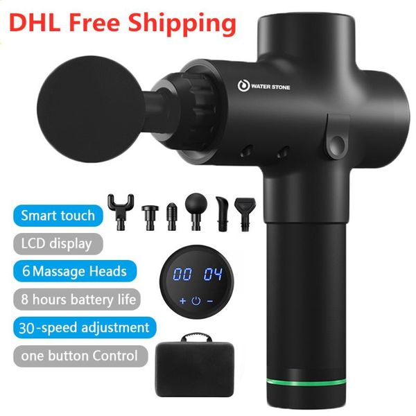

massage gun lcd touch screen deep muscle massager body neck