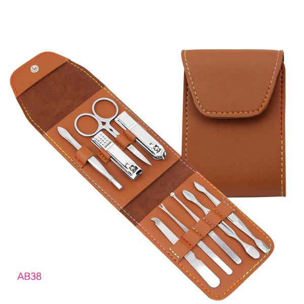 

clippers stainless steel tools 8-piece nail clipper print small gift manicure set