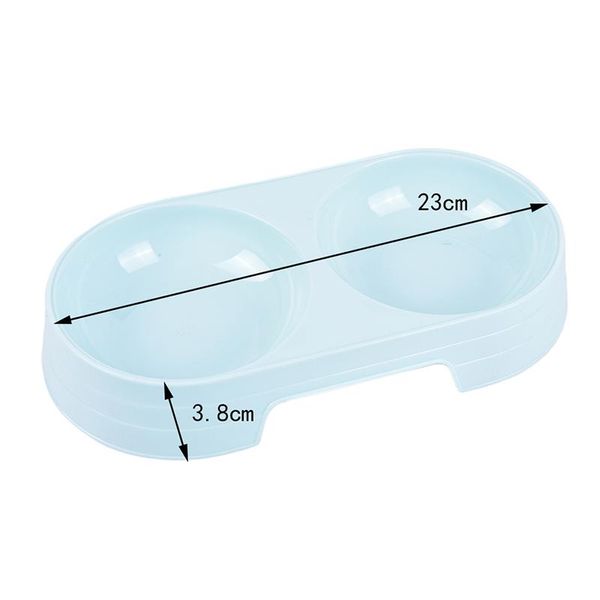 

cat bowls & feeders dog double pet feeding drinking food water feeder for puppy cats pets supplies dishes