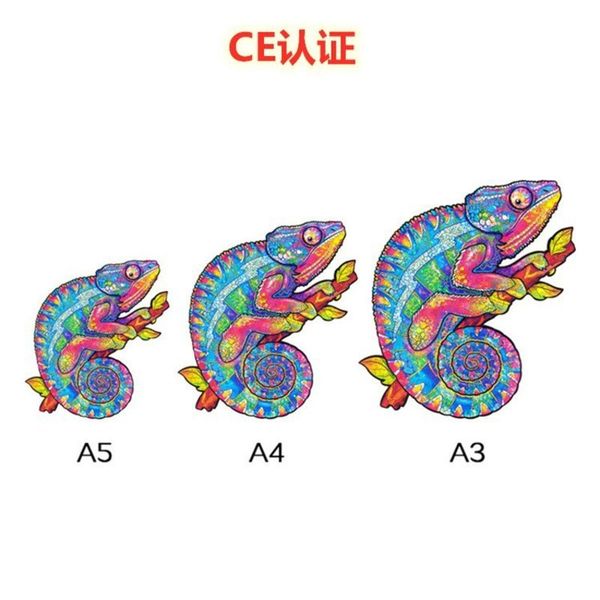 

ce certification a3 chameleon irregular puzzle