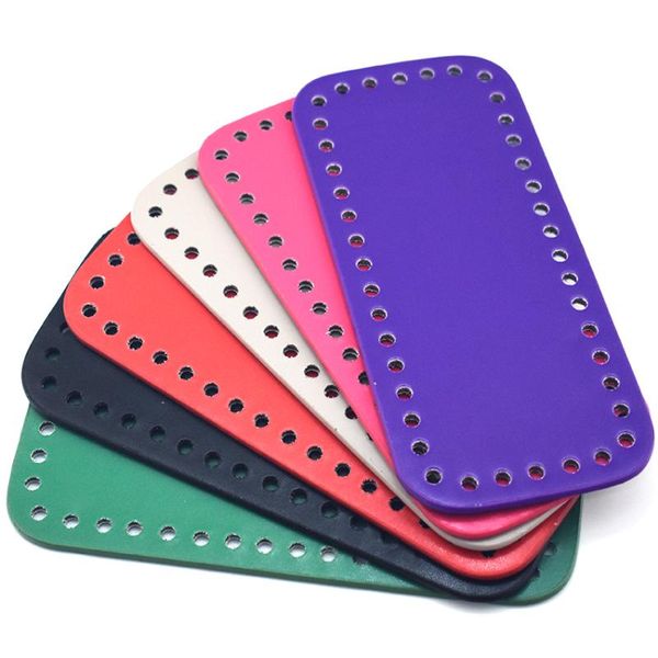 

bag parts & accessories leather bottom shaper cushion pad for making diy shoulder handbag purse 18x8cm knitting, Black