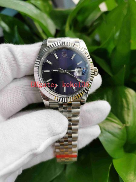 

men watches bp 36mm 41mm 126334 126334-0002 blue dial stainless steel sapphire jubilee 2813 movement mechanical automatic mens watch wristwa, Slivery;brown