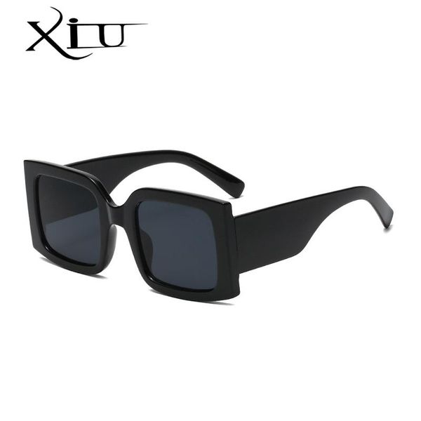 

sunglasses xiu luxury big square women brand designer retro sun glasses for female oversized black shades oculos uv400, White;black