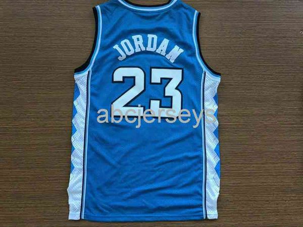

michael 23 north carolina tarheels basketball jersey blue white and black