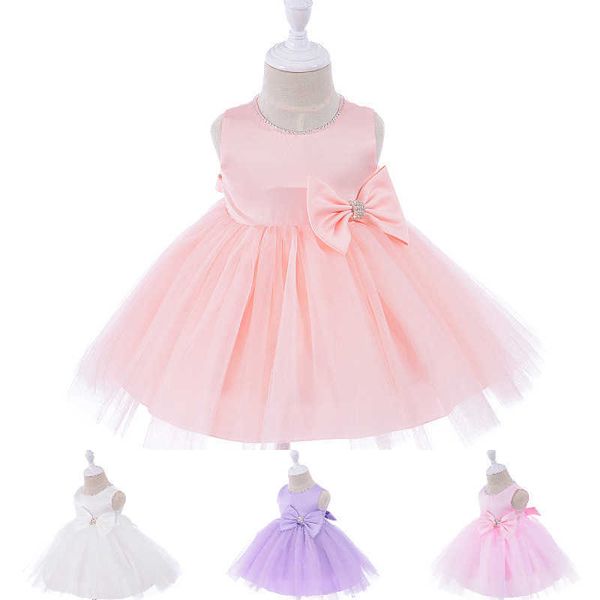 

yoliyolei - girls handmade pearl dress, lovely back bow tie dress, baby princess casual dress from 2 to 8 years old, Red;yellow