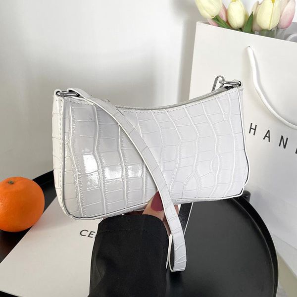 

evening bags women's bag crocodile print underarm simple lady shoulder small stilettos