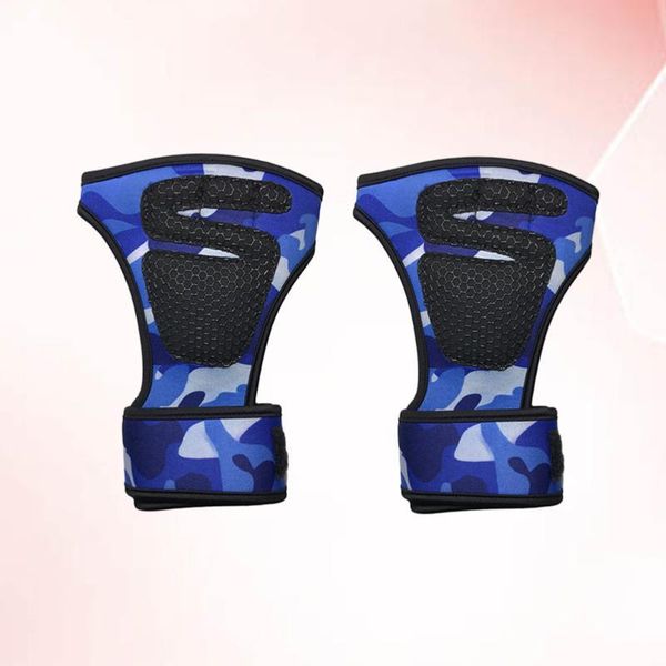 

pair gym training grips straps palm care equipment wristband grip belt wrist support wrapping brace for pull-up trainin, Black;red