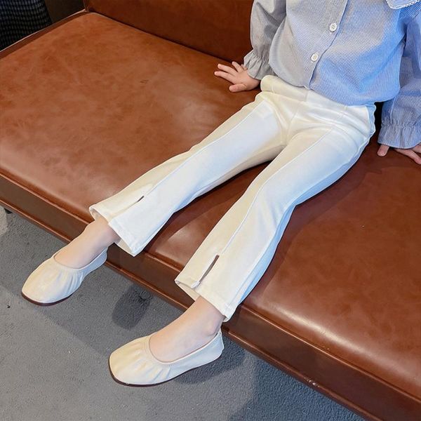 

trousers pants for girls solid color kids casual style spring autumn clothes, Blue