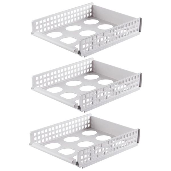 

storage baskets 3pcs home wardrobe closet clothes organizer multilayer dorm room layered shelf cabinet rack box