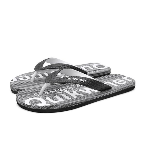 

nova chegada chinelos de vero dos homens no-deslizantes moda casual sapatos praia summer cool slippers, Black