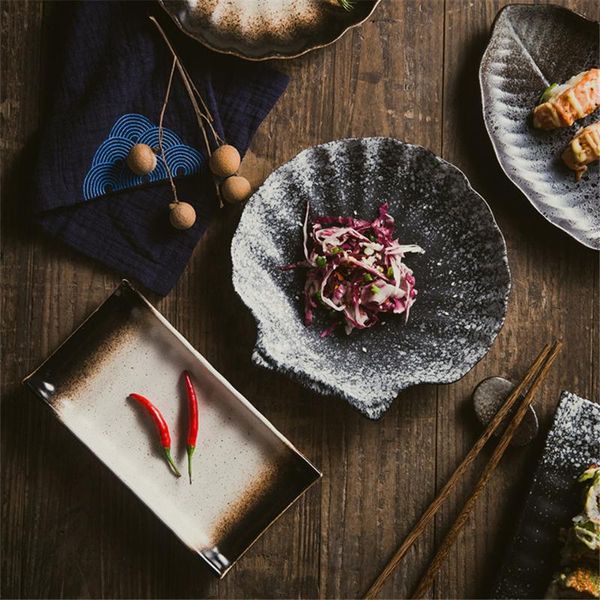 

dishes & plates ceramic dipping sauce vinegar dish plate japanese creative home sushi soy cake tray snack western kitchen