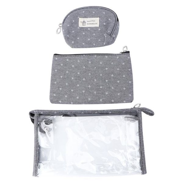 

storage bags 1 set transparency fashion bag travel make-up cosmetic pouch