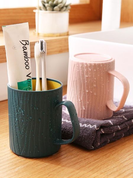 

mugs mouthwash cup home creative simple brushing children's dental cylinder couple toothbrush washing tooth bucket