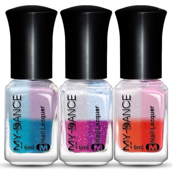 

light change water-water manicure nail polish peelable pullable gradient1