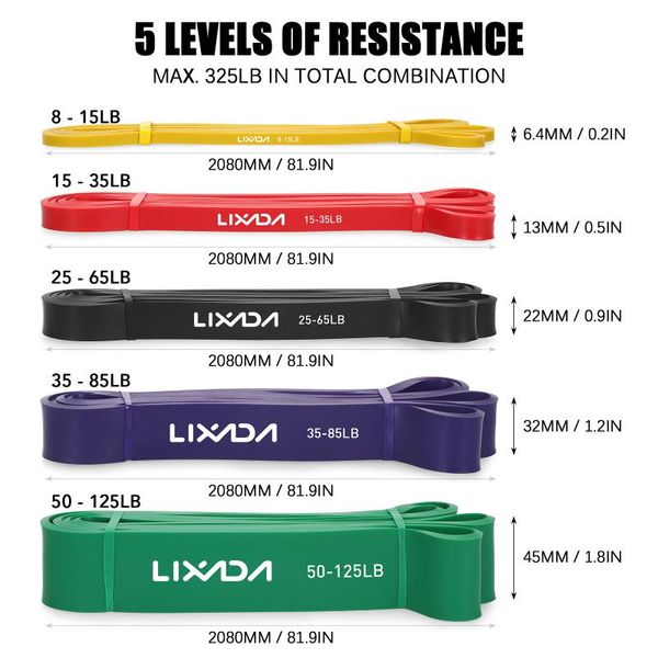 

resistance band elastic fitness bands for home gym equipment bodybuilding crossfit workout exercise belt lixada