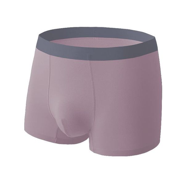

men underwear boxer shorts solid anti-bacterial male panties seamless breathable slips modal soft men's boxers underpants, Black;white