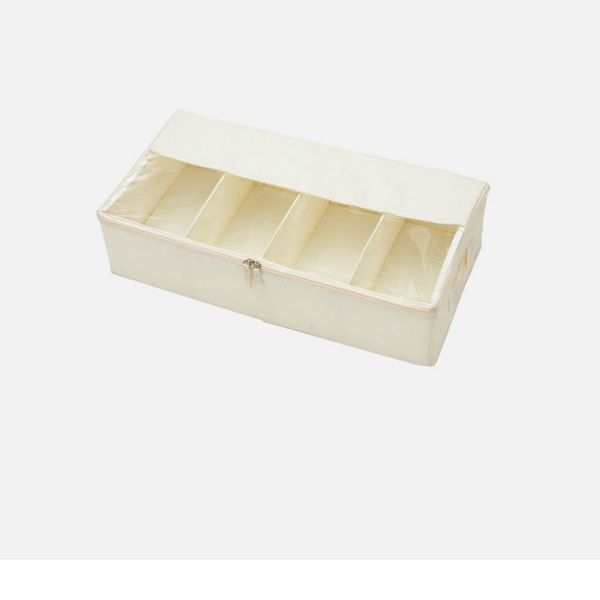 

storage boxes & bins oxford box 4 grid foldable for cloths shoes closet wardrobe organizers under bed dust-proof