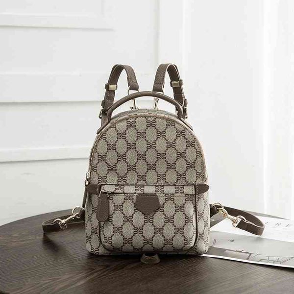 

design student schoolbag female backpack printed new shaped backpack handbags