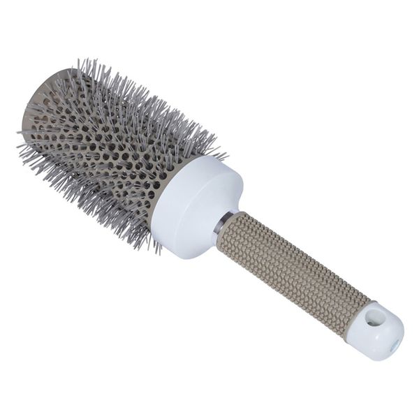 

hairdressing hair salon styling drying curling vaclav 6 size hair brush nano hairbrush thermal ceramic ion round barrel comb, Silver