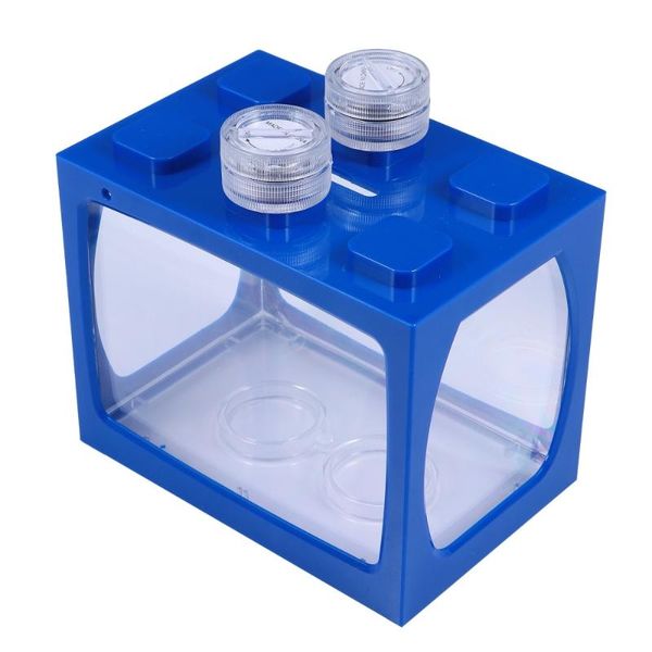 

aquariums mini led aquarium kit for betta tropical fish light tank decoration