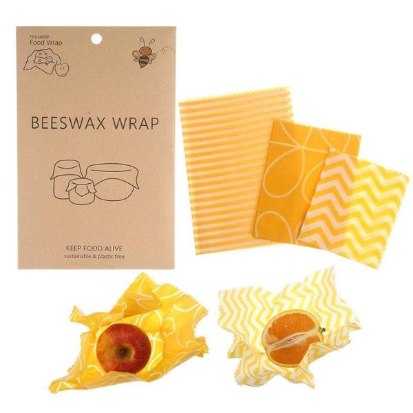 

food savers & storage containers beeswax wrap reusable bee wax sandwich cheese fruit cloth