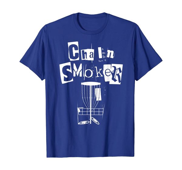

Chain Smoker Disc Golf Game Discing Art Slogan Quote Print T-Shirt, Mainly pictures