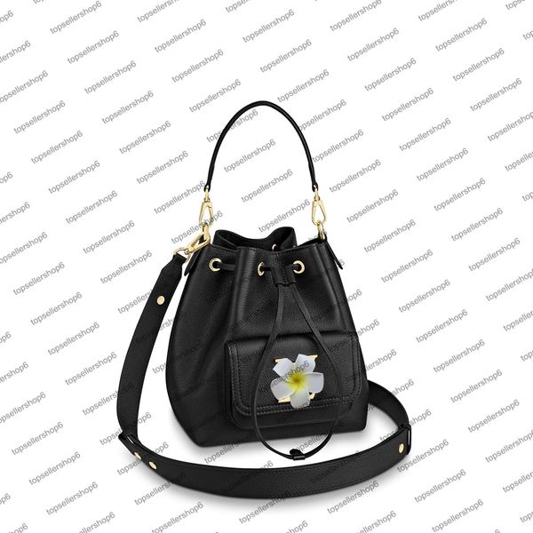 

m57687 designer end women turn lock bucket bag grained calf lather adjustable strap shoulderbag cross-body handbag purse tote