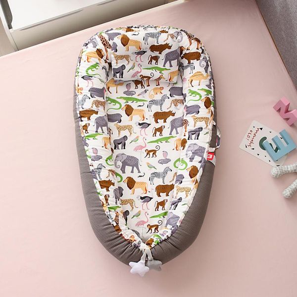 

baby cribs born cotton crib cradle boys girls cot bassinet sleep nest bed bumper