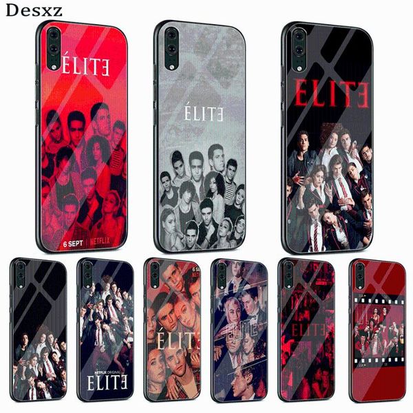 

cell phone pouches series elite tempered glass case for huawei p20 p30 pro p10 lite p smart protection cover coque