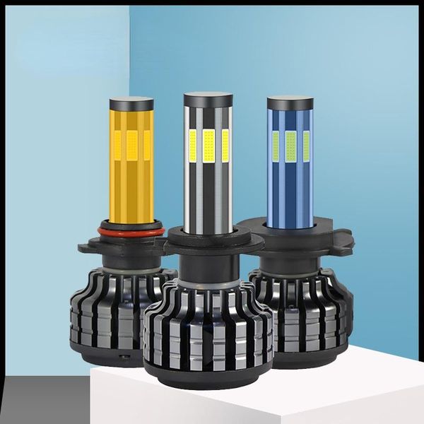 

car headlights led six-sided luminous h4 high power modified far and near beam lights
