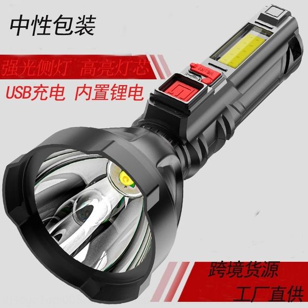 

am7 strong cob working side lamp with usb flashlights torches charging power display outdoorstrong cob working side lamp with usb flashlight