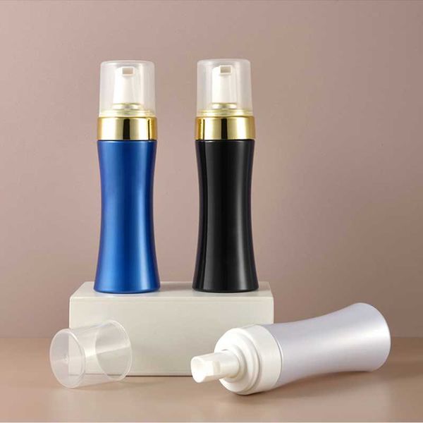 

storage bottles & jars 50pcs/lot f 120ml mousse foam bottle special-shaped waist shrink pet plastic cosmetic packaging 4oz