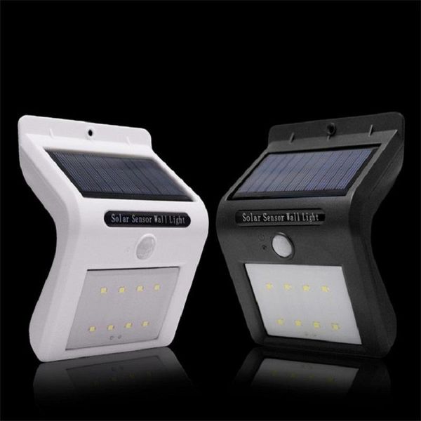 

zjright 2x selling outdoor 16 led solar wall light lamp porch bulb night sensor lamps