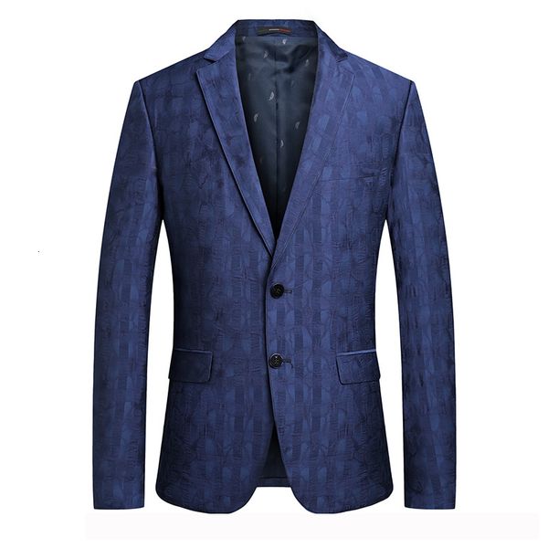 

men's suits & blazers male spring formal business casual suit single jacket breasted two desk buttons everyday life blue blazer, White;black