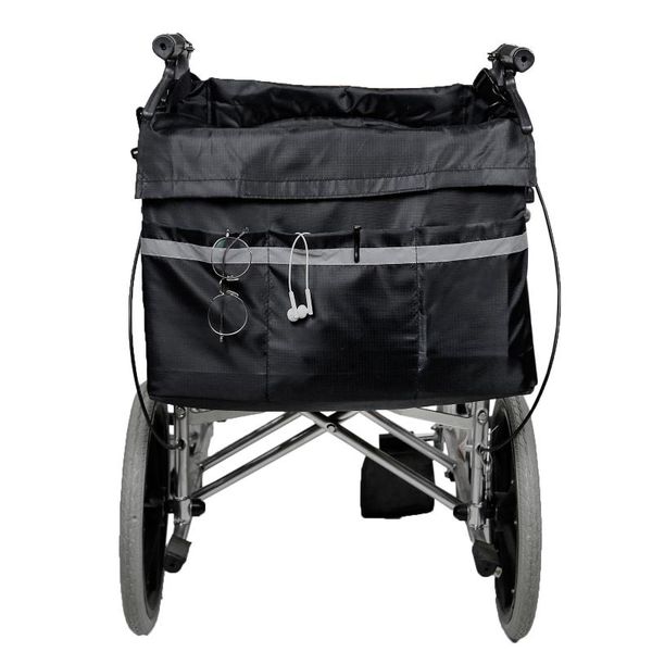 

storage bags wheelchair bag stroller tote for carrying accessories on transport chairs disabled mobility aid pouch