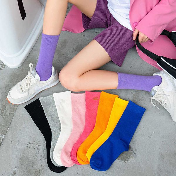 

women socks stocking men socking letter breathable cotton sports sock wholale calzino chaussette stockage multiple choic, Black