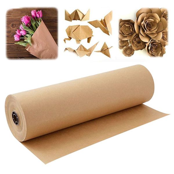 

other arts and crafts postal roll brown decorative paper multipurpose birthday recycle package wrapping parcels art gift party foldable wedd