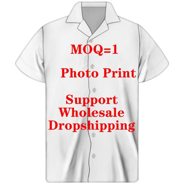 

men's casual shirts shirt 3d printed custom pattern summer short sleeved fashionable holiday lapel loose t clothing, White;black