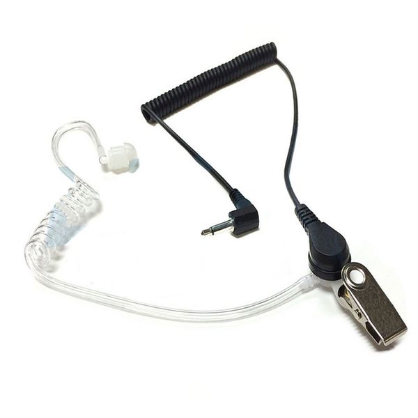 10x3.5mm jack receber ouvir apenas fbi capa acústica tubo de ar fone ouvido para motorola rádio xpr6300, xpr6350, xpr6380, xpr6500 xpr6550