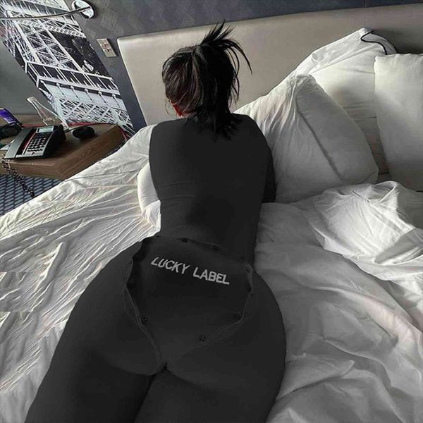 

embroidery lucky label women jumpsuits body activewear fitness leggings buttons bodycon club party rompers womens, Black;white