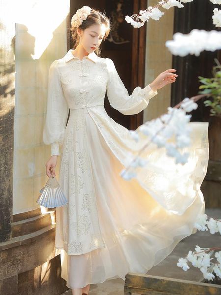 

casual dresses autumn spot fool angel cheongsam + skirt suit, Black;gray