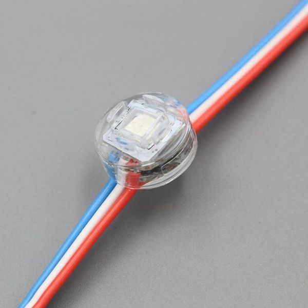 

1000pcs smd rgb sm16703 ic led pixel module exposed point light source dc5v ip67 18mm diameter addressable same as ws2811 modules