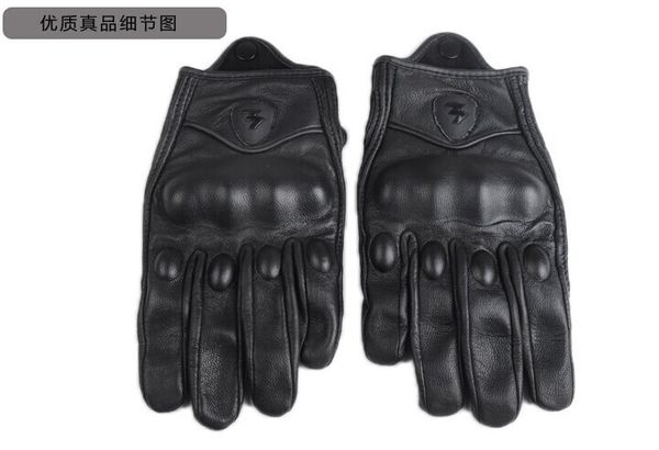 

retro genuine leather motorcycle gloves ventilate soft mbx/mtb/atv glove motocross extreme sport equipment bikeg, Blue;gray