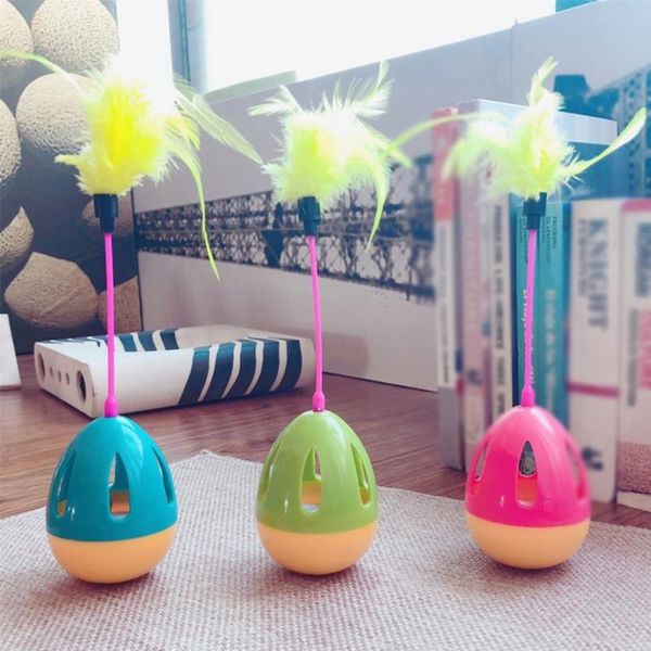 

cat toys pet toy plastic plush mouse playing ball tumbler rocking balance car kitten interactive training supplies