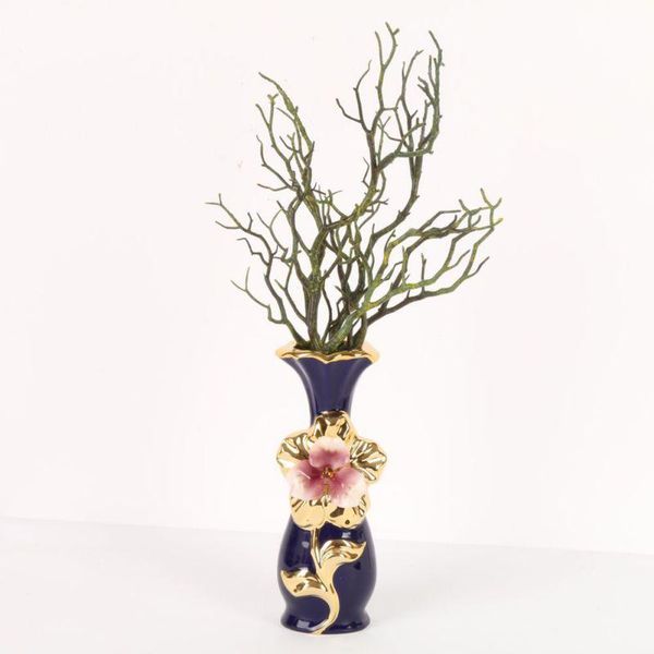 

decorative flowers & wreaths 3pcs/set dried branches artificial fake foliage plant tree branch wedding home church office furniture decorati