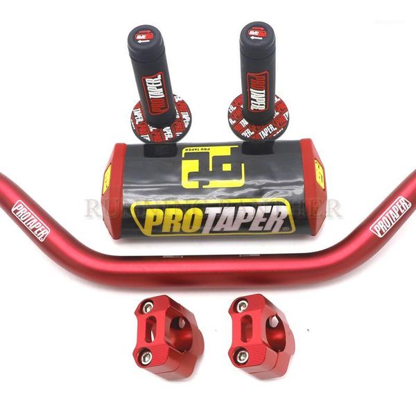 

motorcycle 28mm cnc 1-1/8" fat bar handlebar grips pads for protaper pro dirt bike motorcross